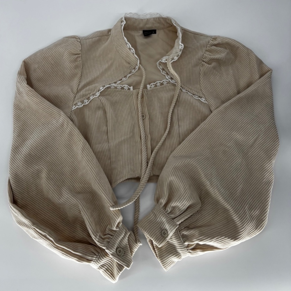 SHEIN WOMEN BLOUSE LONG SLEEVE SIZE MEDIUM 064